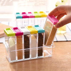 Seasoning Boxes Plastic Spice Box - Pack Of 6