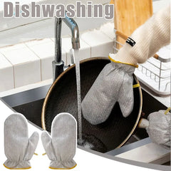 Gloves Wet/Dry Multi Dishwashing Rag Cleaning Multi Purpose Wire Steel Kitchen Rag
