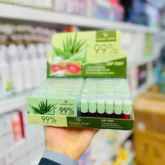 Qoiden Rose 99% Aloe Vera Lip Tint Mini Pack - 6Pcs