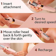 Pretty Girl Pedi Electronic Pedicure Tool – Rechargeable Foot File