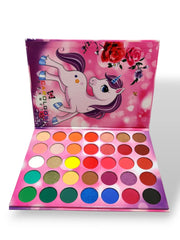 Sparkle & Shine Makeup Unicorn Eye Shadow Palette - 35 Colors