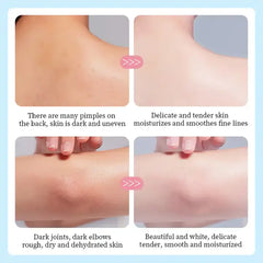 Sadoer Exfoliating Body Butter Cream Lotion Rose - 200g