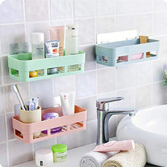 Plastic Rectangular Wall Shelf Storage Organizer
