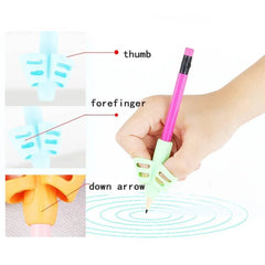 Children Pencil Holder Tools Silicone Two Finger Ergonomic Posture Correction Tools