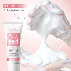 SADOER 4 IN 1 Whitening Brightening Facial Cleanser - 100ml