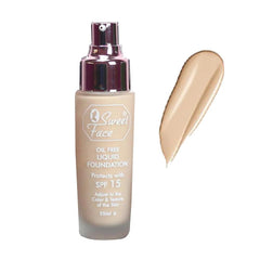 Sweet Face Oil Free Liquid Foundation SPF 15 - 55ml