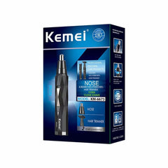 Kemei KM-6673 2in 1 men's facial shaver nose trimmer