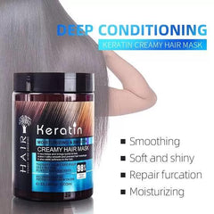 Keratin Moisturizing & Smooth Creamy Hair Mask 1000ml