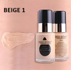 Miss Rose Waterproof Moisturizing Oil Free Full Coverage Foundation - 30ml