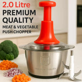 2.0 Litre Premium Quality Meat & Vegetable Push Chopper