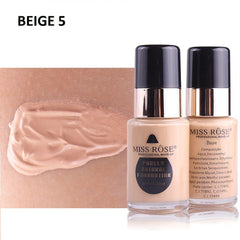 Miss Rose Waterproof Moisturizing Oil Free Full Coverage Foundation - 30ml