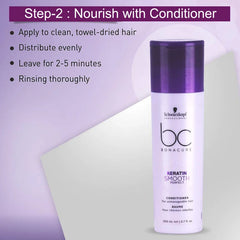 Schwarzkopf Bonacure Keratin Smooth Perfect Conditioner - 200ml