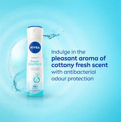 NIVEA Fresh Comfort Deodorant Spray for Women – 150ml