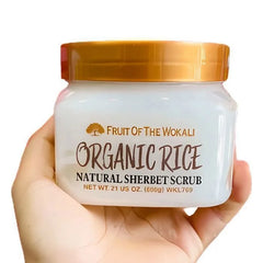 Fruit of Wokali Organic Rice Natural Sherbet Scrub - 600g