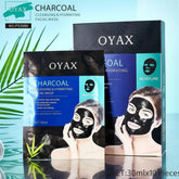 Oyax Charcoal Cleansing & Hydrating Facial Mask - 30ml x 10slices