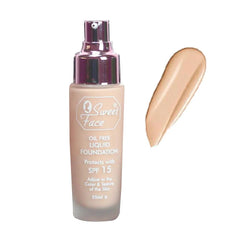 Sweet Face Oil Free Liquid Foundation SPF 15 - 55ml