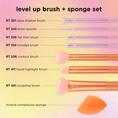 Real Techniques Level Up Brush and Sponge Set