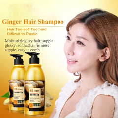 Bioaqua Plant Extract Fluffy and Refreshing Ginger Shampoo - 400g