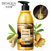 Bioaqua Plant Extract Fluffy and Refreshing Ginger Shampoo - 400g