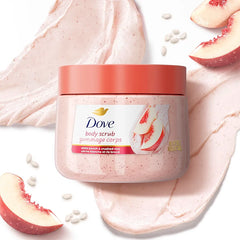 Dove White Peach & Crushed Rice Body Scrub - 425g