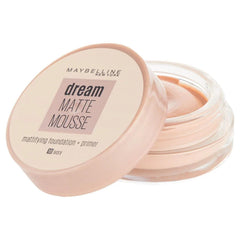 Maybelline Foundation + Primer Dream Matte Mousse - 18ml (ORIGINAL)