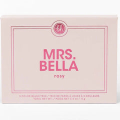 Bh Comsetics Mrs. Bella Rosy Blush Palette - 3 Colors