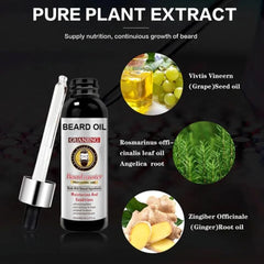 Natural Beard Growth Anti Hair Loss Beard Oil 60 ml