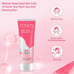 Bundle - Ponds Super Light Gel - 50G + Ponds Bright Beauty Face Wash - 50g