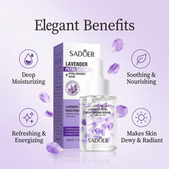 Sadoer Lavender Petal Moisturizing Serum with Hyaluronic Acid - 30ml
