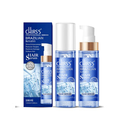 Chirs's Keratin Shampoo + Hair Serum Pack Of 2 Bundle