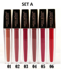 Miss Rose Lip Gloss Pack of 6