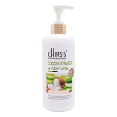 Chirs's Coconut Shampoo + Hair Serum Pack Of 2 Bundle