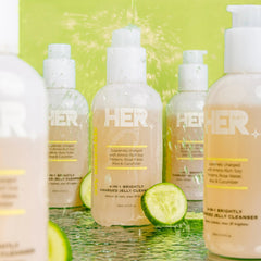 HER Beauty soy smoothie 4 in 1 Brightly Charged Jelly Cleanser 200ml