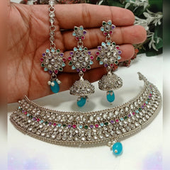 Kundan choker necklace set
