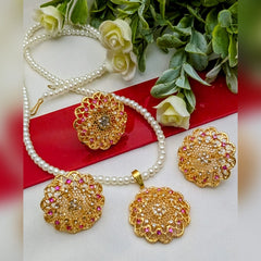 Manjos Stone Locket set