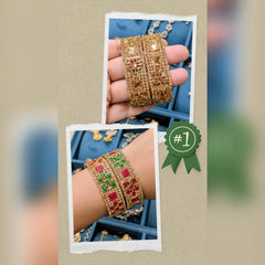 2PCS Adjustable Bangles – Elegant & Comfortable Fit