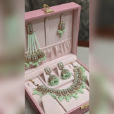 Royal Bridal Jewelry Set with Jhumki, Tikka & Jhumar