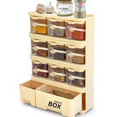 9 in 1 Masala Storage Box