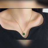 Emerald Zarcon Necklace