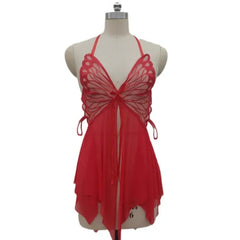 Sexy Transparent Nightgown V-Neck Backless - 2069