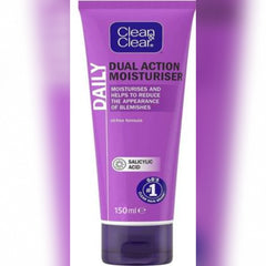 CLEAN & CLEAR Dual Action Moisturiser - 150ml
