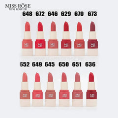 Miss Rose Azure Sky & Vermillion Lipstick