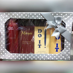 Perfume Gift Pack – Marques & Do It Fragrance Combo (4 Pcs Set)