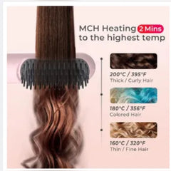 Wireless straight hair comb