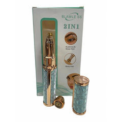 Blawless 2-in-1 rechargeable electric eyebrow and facial hair remover