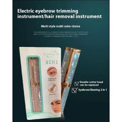 Blawless 2-in-1 rechargeable electric eyebrow and facial hair remover