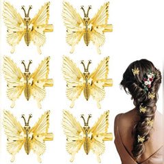 Butterfly Clip – Gold