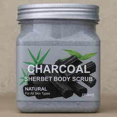 Natural Charcoal Sherbet Body Scrub All Skin Type - 350ml