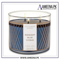 Bath & Body Works Midnight Blue Citrus 3-Wick Candle 411g