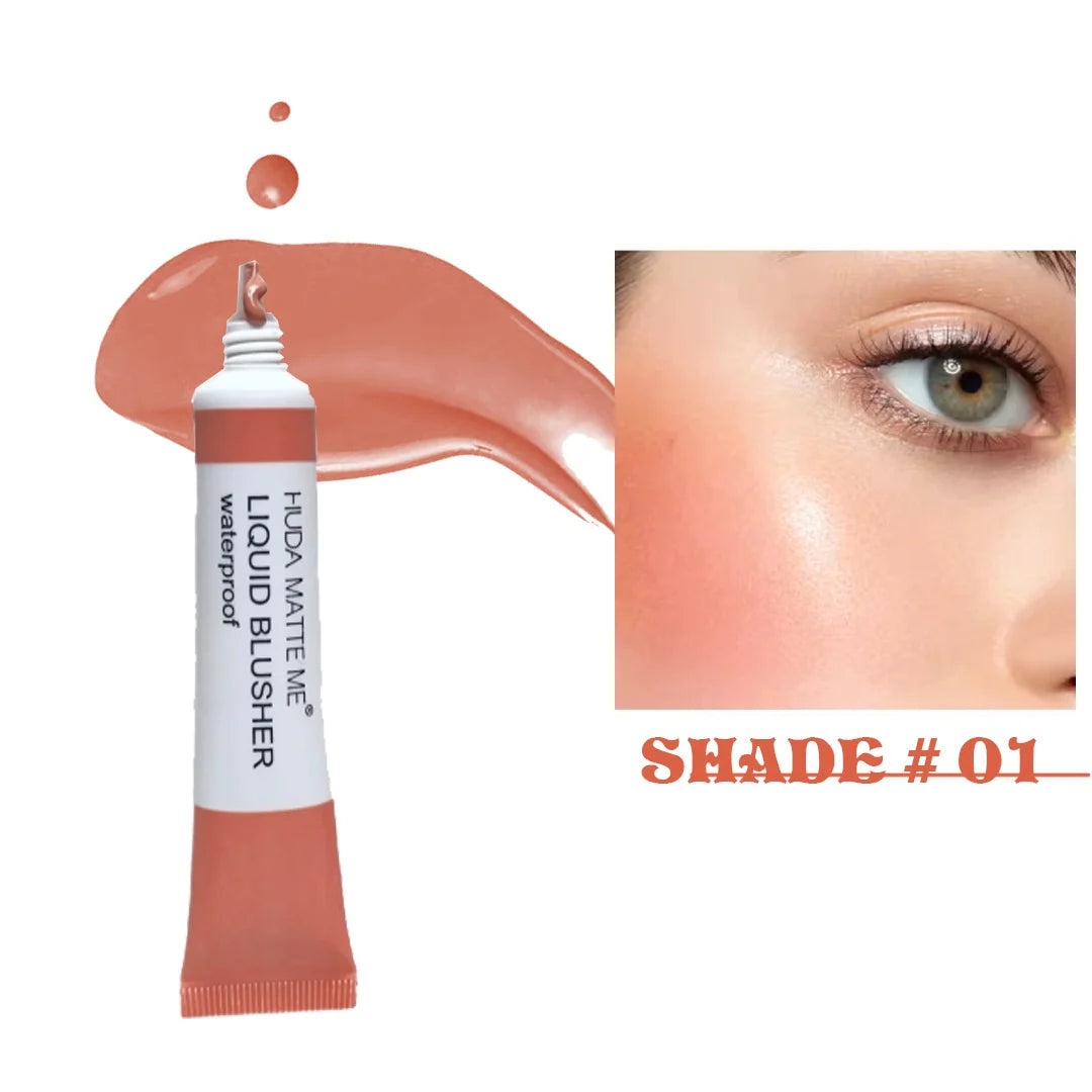 Huda Matte me Liquid Blusher Waterproof - 15ml